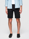Ombre Clothing Muške klasične chino bermude sa savijenim nogavicama - crne V9 W532 Ombre Clothing