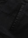 Ombre Clothing Muške klasične chino bermude sa savijenim nogavicama - crne V9 W532 Ombre Clothing