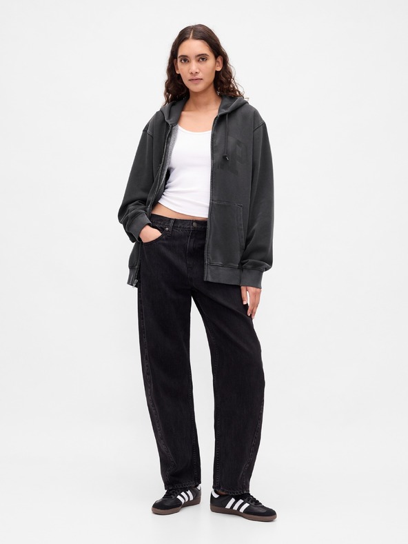 GAP Mikina s logem VintageSoft GAP