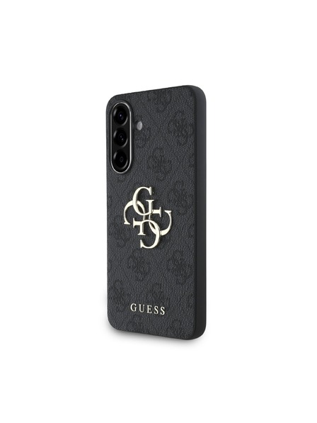 Guess Guess PU 4G Metal Logo Stražnja Zaštita za Samsung Galaxy A36 Grey
