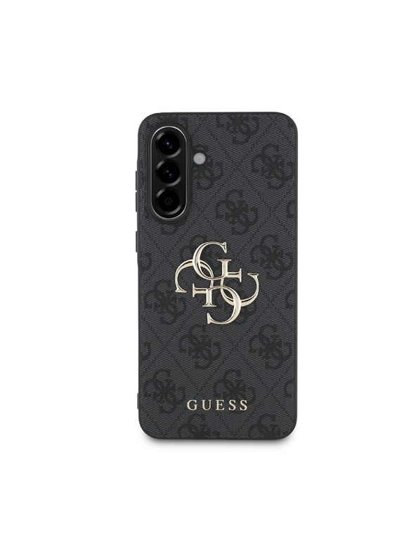 Guess Guess PU 4G Metal Logo Stražnja Zaštita za Samsung Galaxy A36 Grey