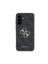 Guess Guess PU 4G Metal Logo Stražnja Zaštita za Samsung Galaxy A36 Grey