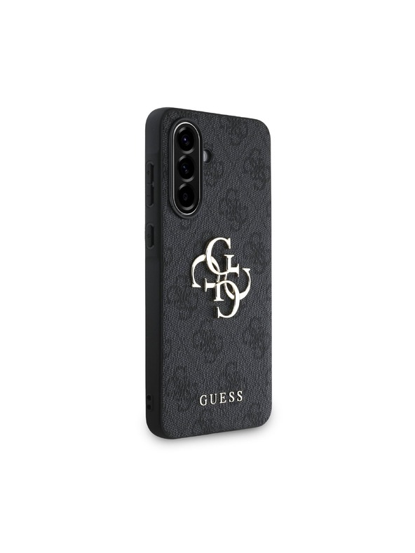 Guess Guess PU 4G Metal Logo Stražnja Zaštita za Samsung Galaxy A36 Grey