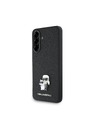 Karl Lagerfeld Karl Lagerfeld PU Saffiano Metal Karl and Choupette Stražnja Zaštita za Samsung Galaxy A56 Black