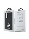 Karl Lagerfeld Karl Lagerfeld PU Saffiano Metal Karl and Choupette Stražnja Zaštita za Samsung Galaxy A56 Black