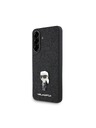 Karl Lagerfeld Karl Lagerfeld Fixed Glitter Metal Ikonik Stražnja Zaštita za Samsung Galaxy A56 Black