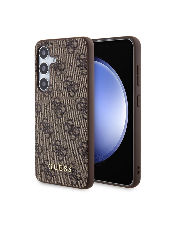 Guess Guess 4G Stražnja Zaštita za Samsung Galaxy S24 Brown