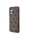 Guess Guess 4G Stražnja Zaštita za Samsung Galaxy S24 Brown