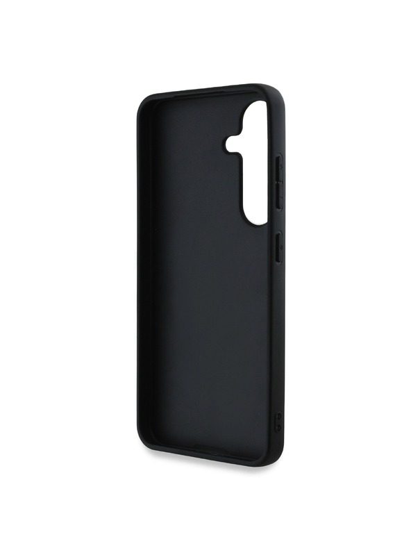 Guess Stražnja maska ​​Guess PU 4G s metalnim logotipom za Samsung Galaxy S25+ smeđa