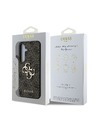 Guess Stražnja maska ​​Guess PU 4G s metalnim logotipom za Samsung Galaxy S25+ smeđa
