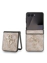 Guess Guess PU 4G Metal Logo Stražnja Zaštita za Samsung Galaxy Z Flip 7 Pink