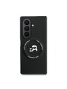Karl Lagerfeld Karl Lagerfeld PU Karl and Choupette Heads Magnetna Stražnja Zaštita za Samsung Galaxy Z Fold 7 Black