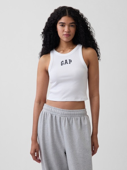 GAP Rebrasta majica bez rukava s logom GAP