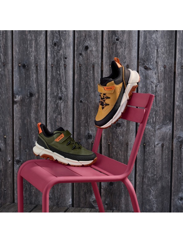 Geox Khaki dječačke tenisice Geox Flexyper Plus