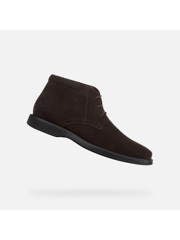 Geox Smeđa muška čizmica do gležnja Geox Brayden 2fit