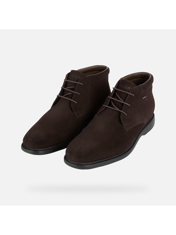 Geox Smeđa muška čizmica do gležnja Geox Brayden 2fit