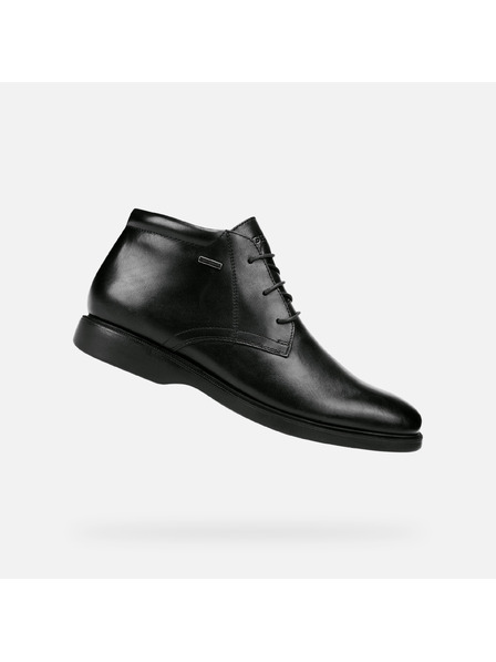 Geox Crna muška čizmica do gležnja Geox Brayden 2fit