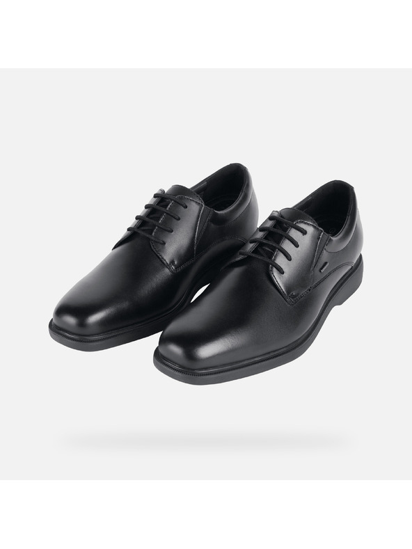 Geox Crna muška poslovna obuća Geox Brayden 2fit