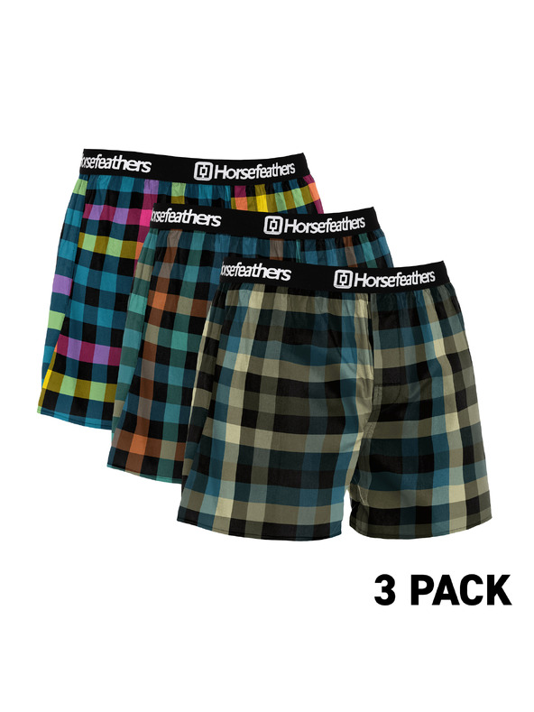 Horsefeathers Bokserice Clay 3Pack - bundle 5