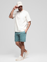Ombre Clothing Set dvije muške trenerke kratke hlače labav kroj - tamno plava/tirkizna V1 Z126 Ombre Clothing