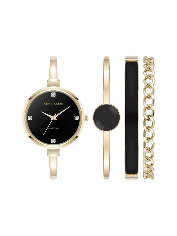 Anne Klein Ženski poklon set satova i narukvica Anne Klein AK/5142BKST