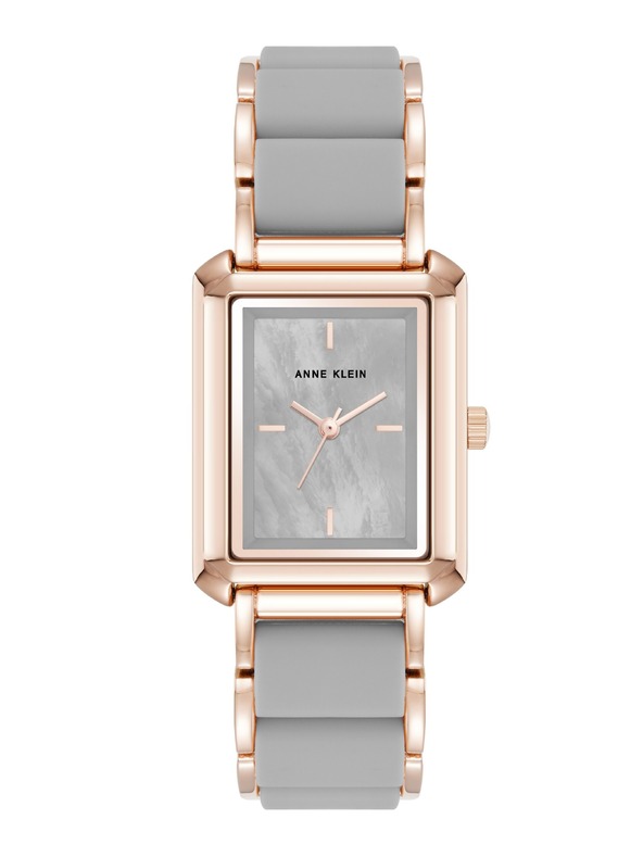 Anne Klein Ženski kvadratni satovi Anne Klein AK/5278RGGY