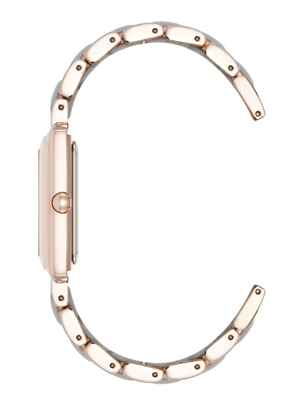 Anne Klein Ženski kvadratni satovi Anne Klein AK/5278RGGY