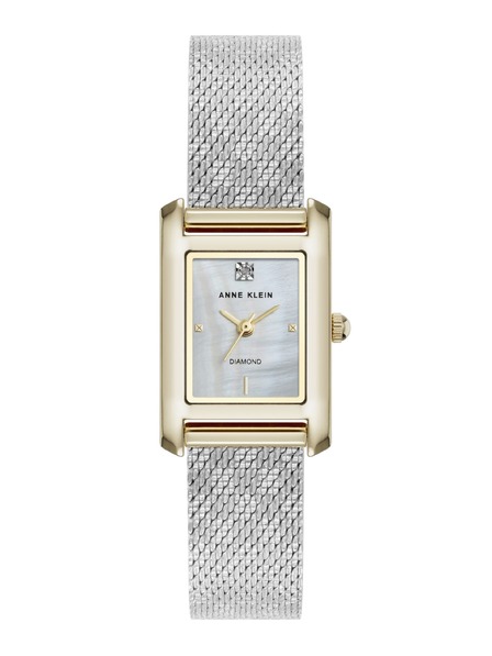 Anne Klein Ženski kvadratni satovi Anne Klein mesh AK/5233MPTT