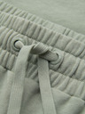 Ombre Clothing Komplet od dvije muške sportske kratke hlače regular fit od french terry tkanine - bežu/svjetlozalena V2 Z125 Ombre Clothing