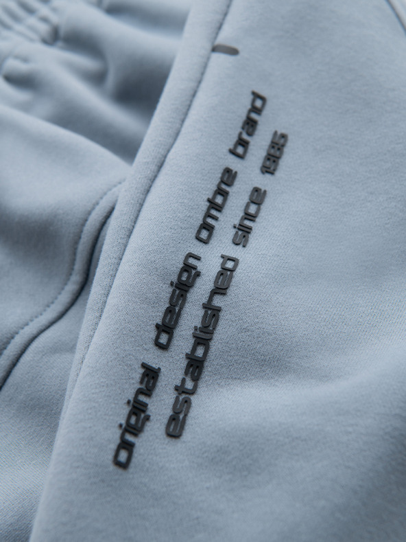 Ombre Clothing Komplet od dvije muške sportske kratke hlače s printom - svjetloplava/tirkizna V1 Z127 Ombre Clothing