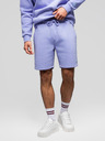 Ombre Clothing Komplet od dvije UNISEX kratke hlače s elastičnim pojasem - kremasta/svjetljikasta V1 Z129 Ombre Clothing