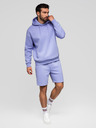 Ombre Clothing Komplet od dvije UNISEX kratke hlače s elastičnim pojasem - kremasta/svjetljikasta V1 Z129 Ombre Clothing