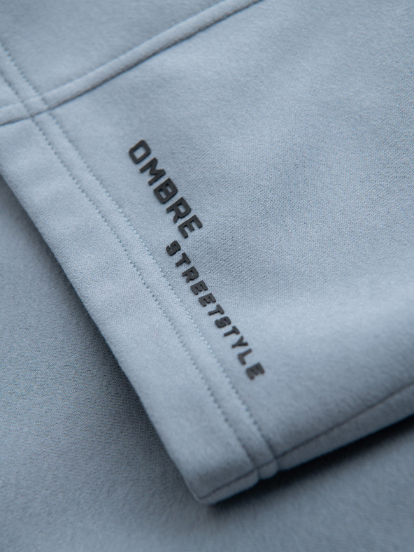 Ombre Clothing Komplet od dvije muške sportske kratke hlače s printom - svjetloplava/siva V2 Z127 Ombre Clothing