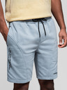 Ombre Clothing Komplet od dvije muške sportske kratke hlače s printom - svjetloplava/siva V2 Z127 Ombre Clothing