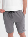 Ombre Clothing Komplet od dvije muške sportske kratke hlače s printom - svjetloplava/siva V2 Z127 Ombre Clothing