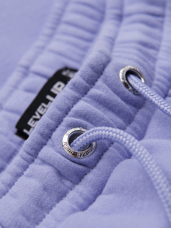 Ombre Clothing Komplet od dvije UNISEX kratke hlače s elastičnim pojasem - svjetloplava/svjetljikasta V2 Z129 Ombre Clothing