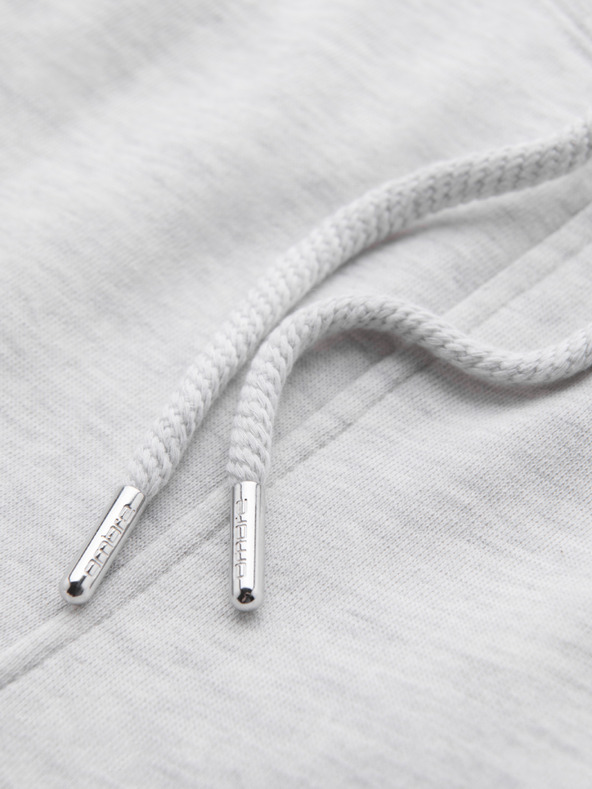 Ombre Clothing Komplet od dvije muške sportske kratke hlače s prugama - siva melanž/maslinasta V1 Z128 Ombre Clothing