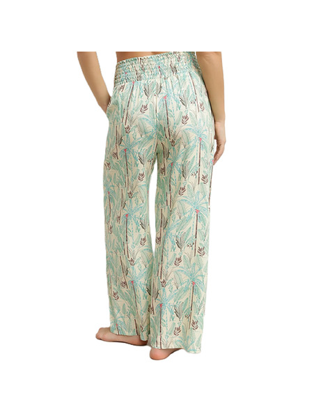 DIM DIM TROPICAL PANTS - Ženskih plaža hlače - zelena - svijetlo smeđa - krem