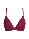 DIM DIM SWIMWEAR SHELL TRIANGLE BRA - Ženski kupaći kostim - tamno crvena