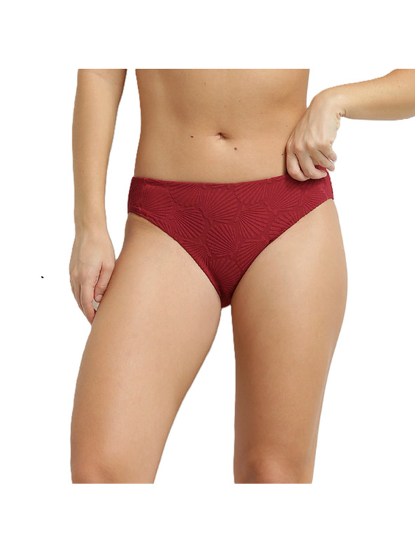 DIM DIM SWIMSUIT SHELL BIKINI - Ženski kupaći kostim - tamno crvena