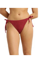DIM DIM SWIMWEAR SHELL SLIP - Ženski kupaći kostim - tamno crvena