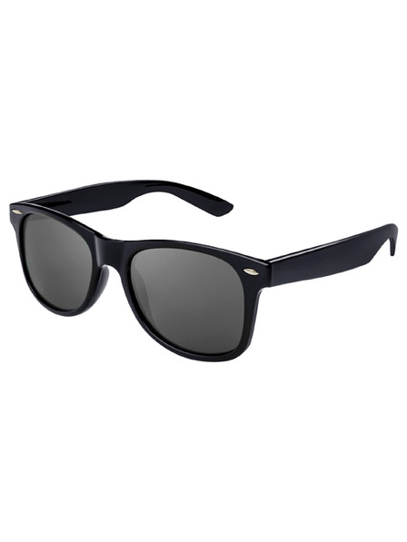 VEYREY VeyRey sunčane naočale Polarized Glossy Nerd Black s crnim staklima