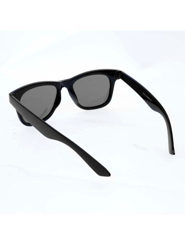 VEYREY VeyRey sunčane naočale Polarized Glossy Nerd Black s crnim staklima