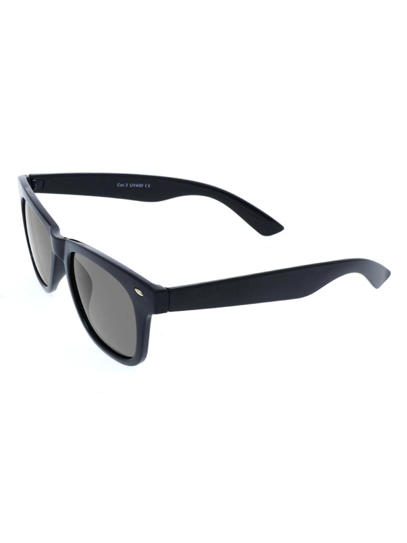 VEYREY VeyRey sunčane naočale Polarized Glossy Nerd Black s crnim staklima
