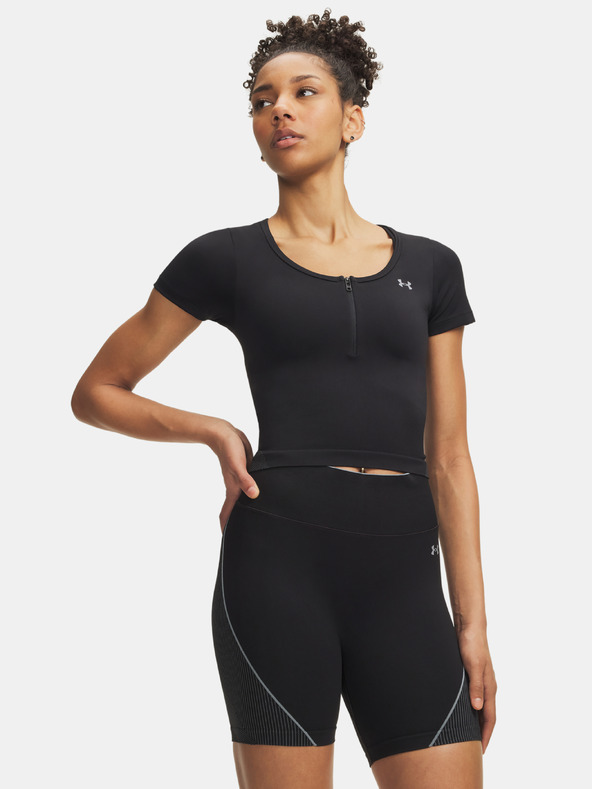 Under Armour Ženski top Under Armour Vanish Seamless Crop Zip SS