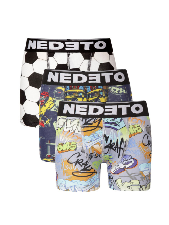 Nedeto Set od tri - dječje bokserice Nedeto višebojna