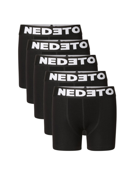 Nedeto Set od pet - dječje bokserice Nedeto crna