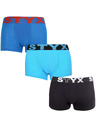 Styx Set od tri - dječji bokserski šorc Styx sportski elastičan šarene