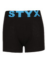 Styx Set od tri - dječji bokserski šorc Styx sportski elastičan crne