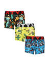 Styx Set od tri - dječji bokserski šorc Styx art sportski elastičan šarene